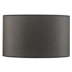 Duolla Lampeskærm Roller Ø 50 cm, sort/sølv