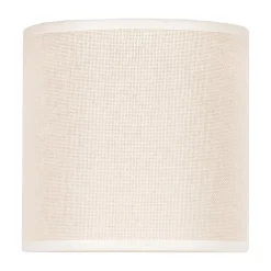 Duolla Lampeskærm Roller, beige, Ø 15 cm, højde 15 cm