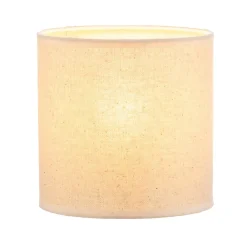 Duolla Lampeskærm Roller, beige, Ø 15 cm, højde 15 cm