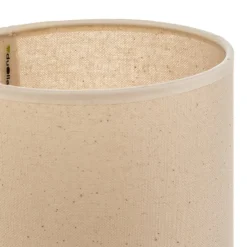 Duolla Lampeskærm Roller, beige, Ø 15 cm, højde 15 cm