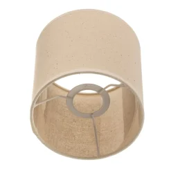 Duolla Lampeskærm Roller, beige, Ø 15 cm, højde 15 cm