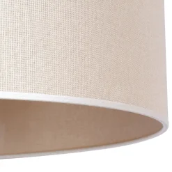 Lampeskærm Roller, beige, Ø 13 cm, højde 15 cm^Duolla