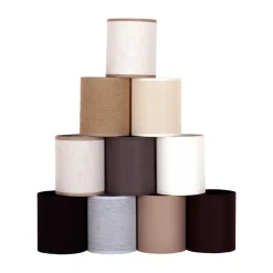 Lampeskærm Roller, beige, Ø 13 cm, højde 15 cm^Duolla