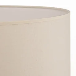 Lampeskærm Roller ecru bomuld Ø50cm højde 30cm^Duolla Online