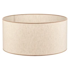 Lampeskærm Roller, ecru, jute, Ø 50 cm, højde 24 cm^Duolla Discount