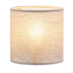 Duolla Lampeskærm Roller, grå, Ø 15 cm, højde 15 cm