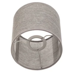 Duolla Lampeskærm Roller, grå, Ø 15 cm, højde 15 cm