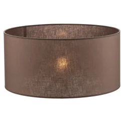 Lampeskærm Roller, jordbrun, Ø 50 cm, højde 24 cm^Duolla New