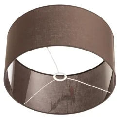 Lampeskærm Roller, jordbrun, Ø 50 cm, højde 24 cm^Duolla New