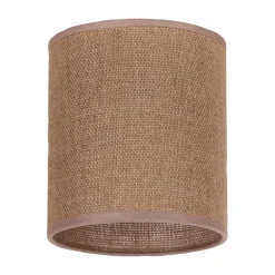 Duolla Lampeskærm Roller, lysebrun, Ø 13 cm, højde 15 cm