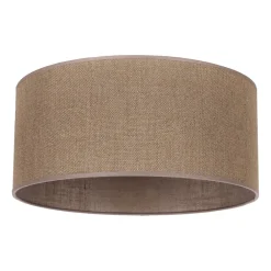 Duolla Lampeskærme>Lampeskærm Roller, lysebrun, Ø 50 cm, højde 24 cm