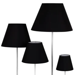 Lampeskærm Sofia Højde 31 cm, sort/hvid^Duolla