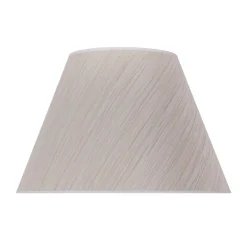 Lampeskærm Sofia Højde 31 cm, hvid/guldstrip^Duolla Online