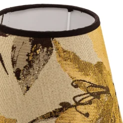 Lampeskærm Sofia Højde 15,5 cm, blomstermønster gul^Duolla