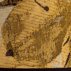 Lampeskærm Sofia Højde 15,5 cm, blomstermønster gul^Duolla