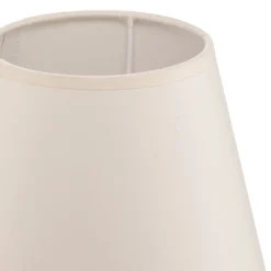 Lampeskærm Sofia Højde 15,5 cm, ecru/hvid^Duolla Outlet