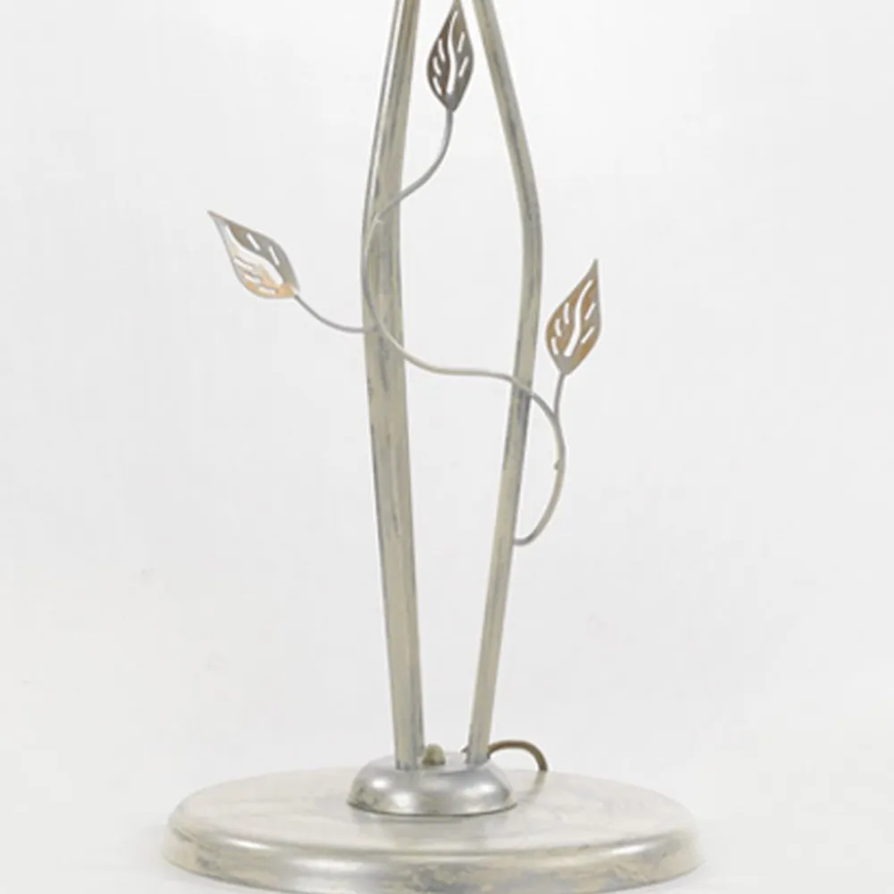 ONLI Lancia gulvlampe, elfenbensfarvet, 3 lyskilder, jern, glas