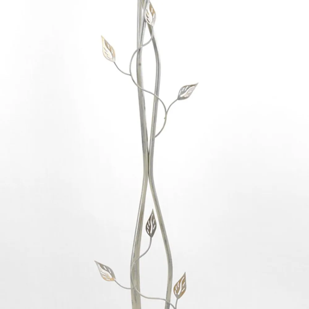 ONLI Lancia gulvlampe, elfenbensfarvet, 3 lyskilder, jern, glas