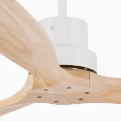 Lantau L loftventilator DC 3 vinger, hvid/fyr^FARO BARCELONA