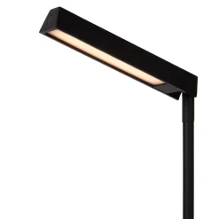 Lavale LED-gulvlampe, sort, dæmpbar, højde 138 cm^Lucide Discount
