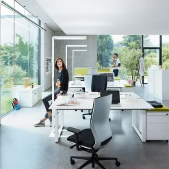 Lavigo DPS 14000, 4.000K LED-gulvlampe, hvid^Waldmann Clearance