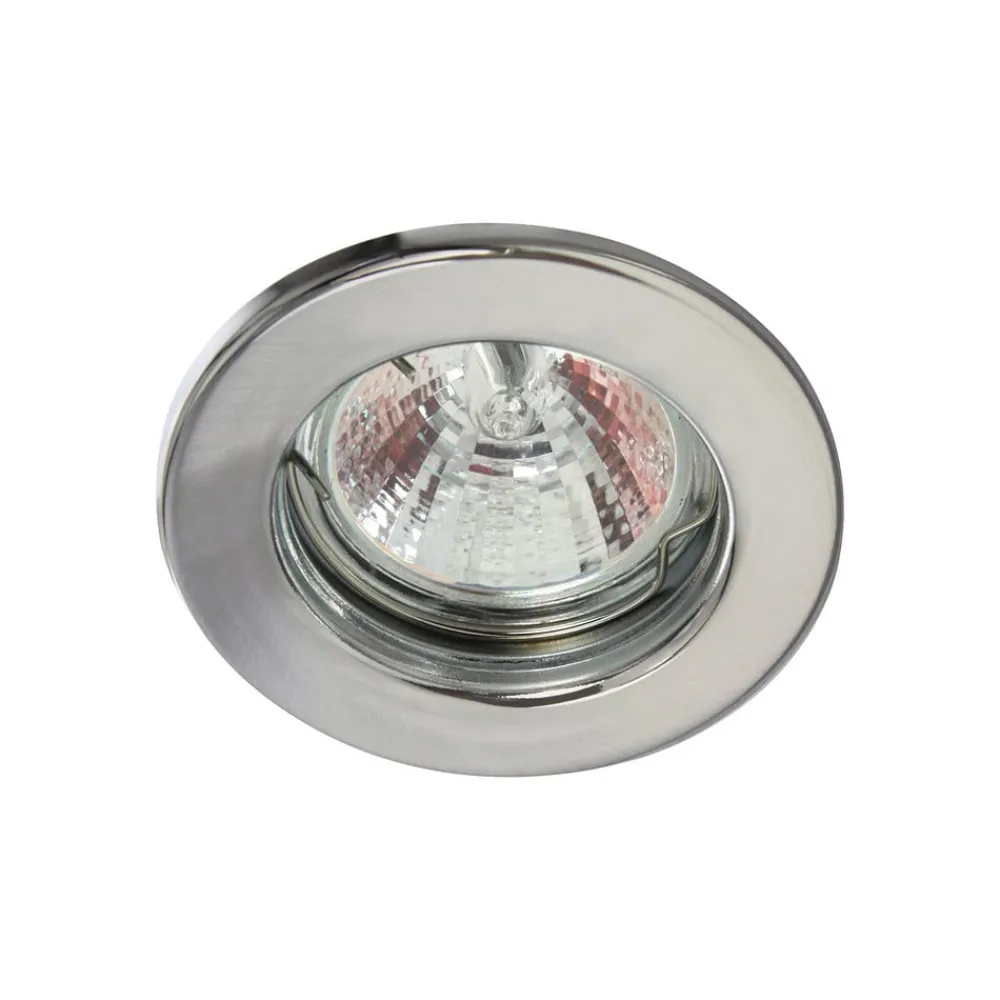 Heitronic Indbygningsspots>Lavvolt indbygningsspot Tim, fast, krom-mat