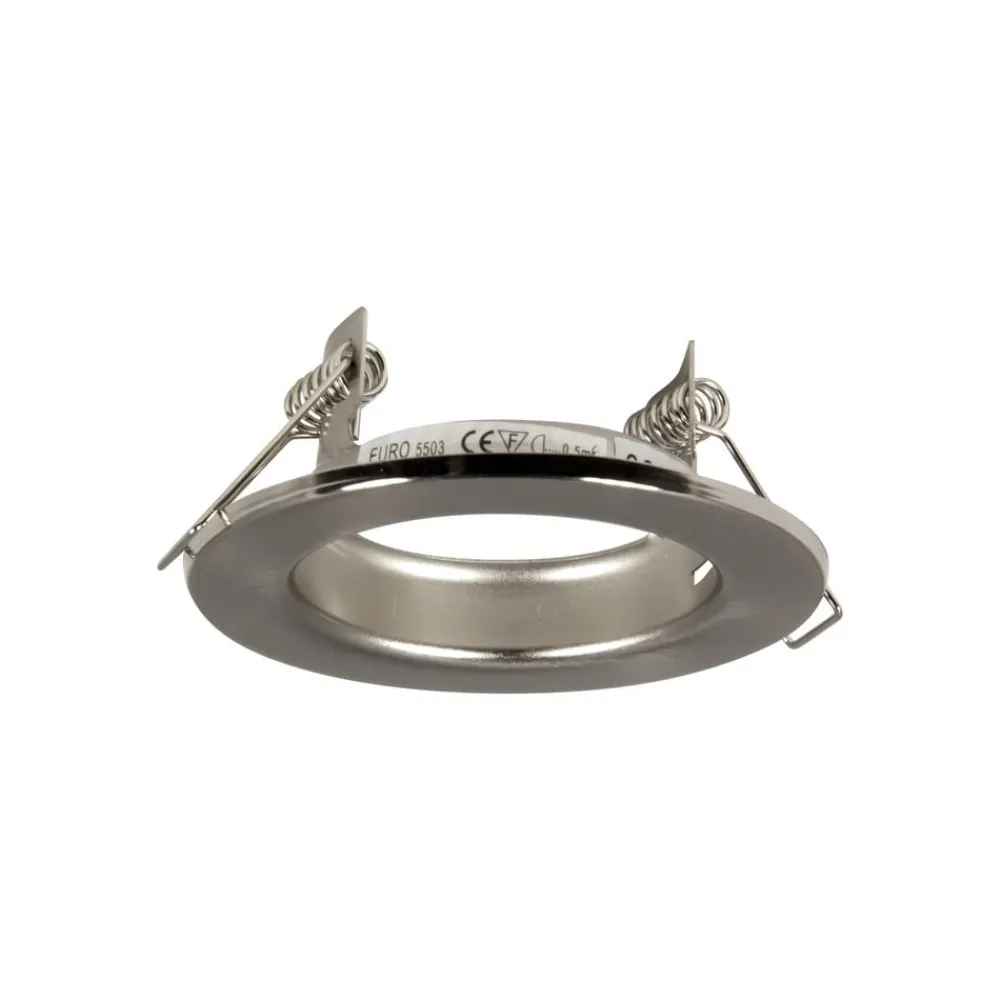 Heitronic Indbygningsspots>Lavvolt indbygningsspot Tim, fast, krom-mat