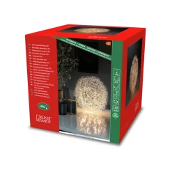 Konstsmide Christmas LED dekorativ lyskugle, Ø 30 cm, 160 LED'er