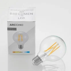 Arcchio LED E27 8 W G80 2.700 K filament dæmpes klar 2 stk
