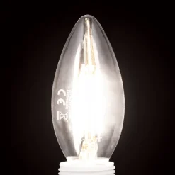 ORION Dæmpbar Led-Pære|Filament Pære>LED glødepære E14 C35 klar 2W 827 180lm dæmpbar