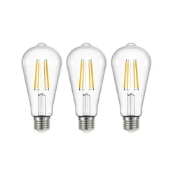 LED glødepære klar E27 3,8W 2700K 806lm sæt med 3 stk^Arcchio Online