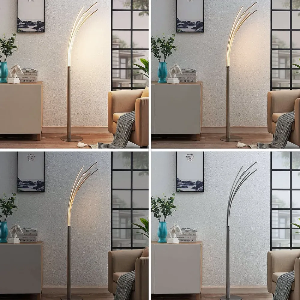 Lindby Gulvlamper|Gulvlamper>LED gulvlampe Boba med flere rammer