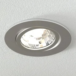 MEGAMAN Loftlamper|Indbygningsspots>LED indbygningslampe Rico 6,5 W børstet stål