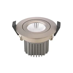 LED indbygningsspot Diled, Ø8,5 cm, 10 W, Dim-To-Warm, stål^Sigor New