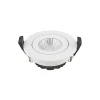 Sigor LED indbygningsspot Diled, Ø 8,5 cm, 6 W, Dim-To-Warm, hvid