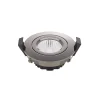 Sigor LED indbygningsspot Diled, Ø 8,5 cm, 6 W, Dim-To-Warm, krom