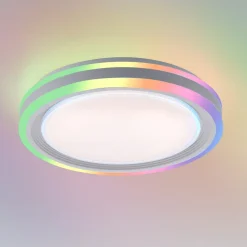 LED loftslampe Sfærisk, CCT, RGB, Ø 40cm^JUST LIGHT. GmbH Online