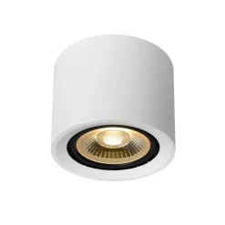 LED loftspot Fedler, Ø 12 cm, hvid, dæmpbar, aluminium^Lucide Best
