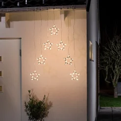 Konstsmide Christmas LED lysgardin stjerner 70-flg.