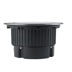 LEDS-C4 LED nedgravningslampe Gea, Ø 18 cm, 3000K, stål