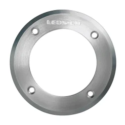 LEDS-C4 LED nedgravningslampe Gea, Ø 18 cm, 3000K, stål