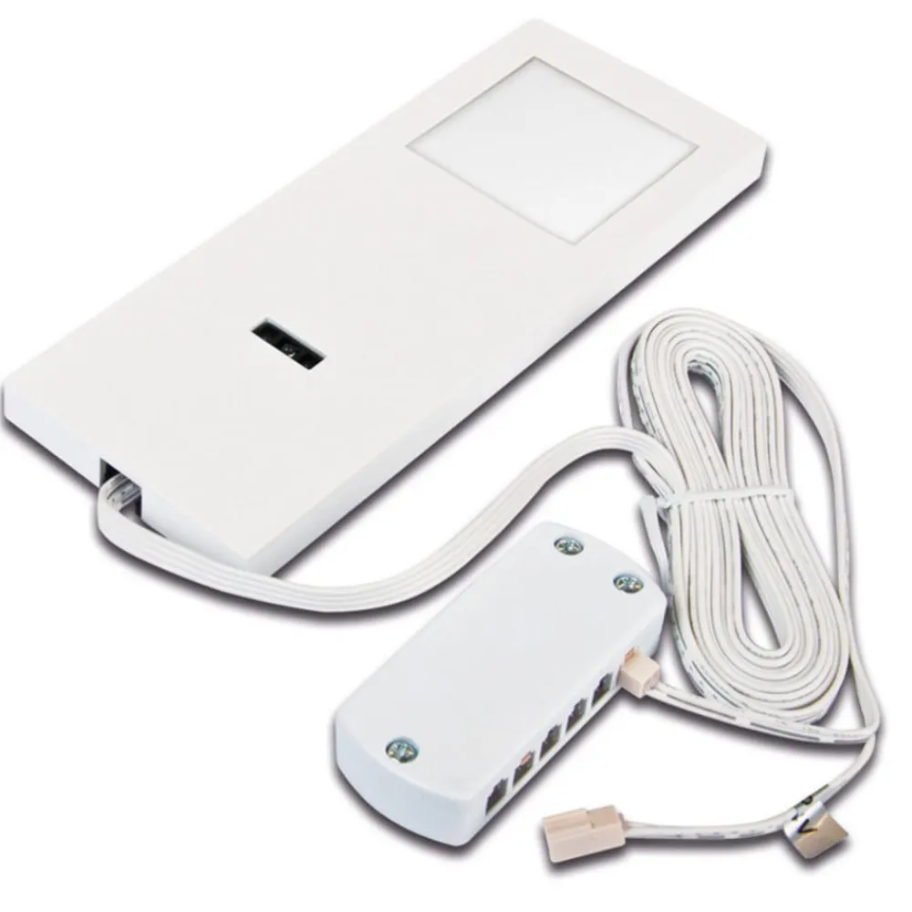 LED Slim-Pad F underskabslampe dæmper 4.000 K hvid^Hera