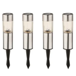 Globo LED solcelle dekorationslampe Aro, jordspyd, 4-sæt