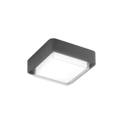 Fabas Luce Udendørs Loftlamper>LED udendørs loftlampe Diuk, mørkegrå, metal, IP65