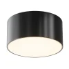 Maytoni LED udendørs loftlampe Zon, sort, Ø 12 cm, 3.000 K metal