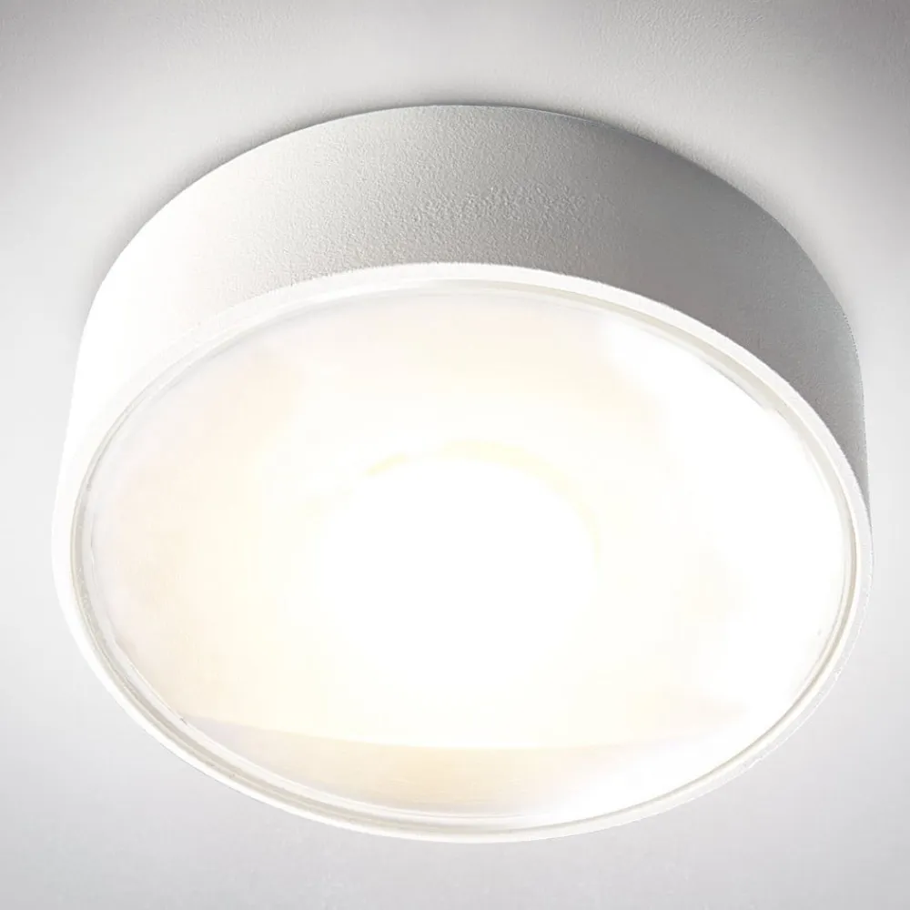 LED udendørs loftslampe Girona, hvid^Heitronic Best