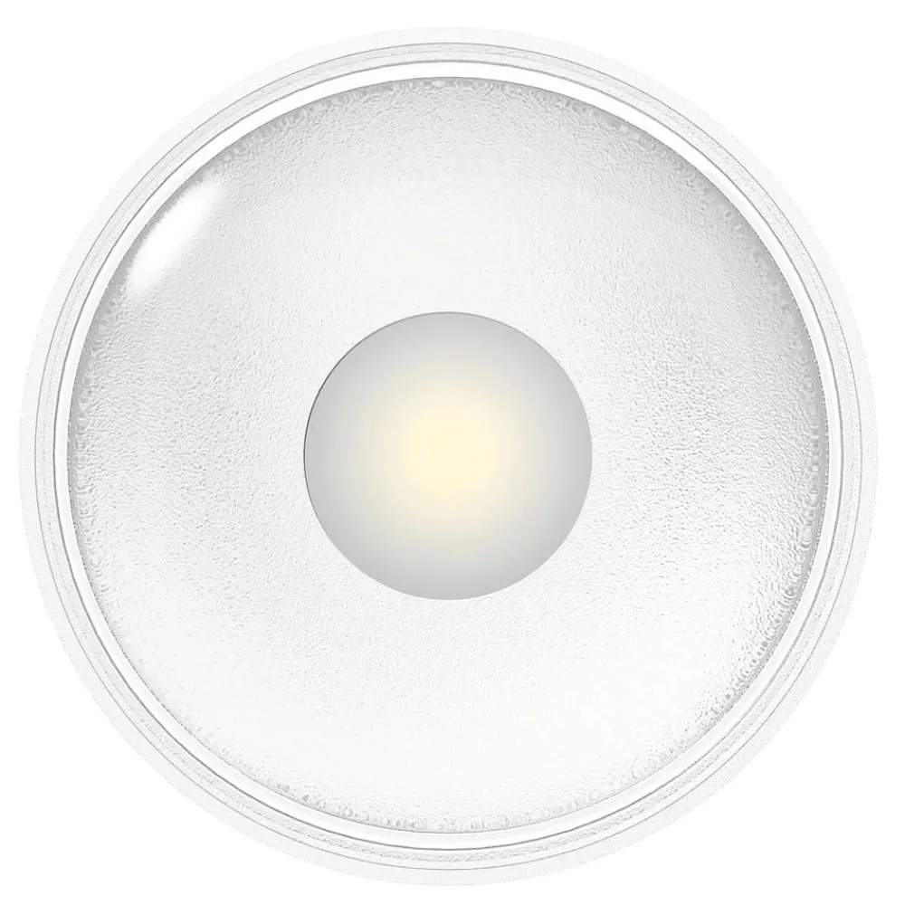 LED udendørs loftslampe Girona, hvid^Heitronic Best