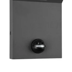 Trio Lighting LED udendørs væglampe Adour, antracit, sensor, kipbar, CCT