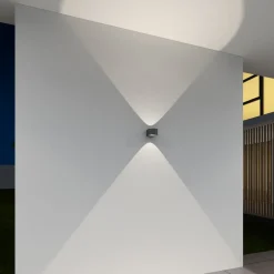 CMD LED udendørs væglampe 9029 med glaslinser