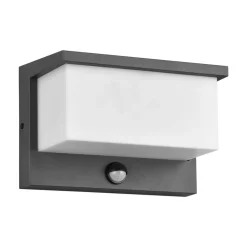 LED udendørs væglampe Nestos, bevægelsessensor, IP54^Trio Lighting Discount